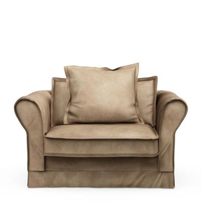 Rivièra Maison Loveseat 'Carlton' Velvet, kleur Golden Beige