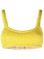 Veronique Leroy bralette à design texturé - Jaune - thumbnail