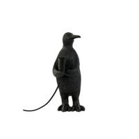 Light & Living - Tafellamp PENGUIN - 16x13x34cm - Zwart - thumbnail