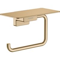 Hansgrohe Addstoris closetrolhouder met planchet brushed bronze 41772140 - thumbnail