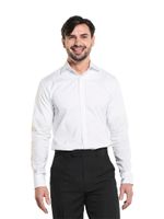 Chaud Devant 614 Men White Stretch Overhemd - thumbnail