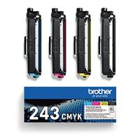 Brother TN-243CMYK Pack van 4 toners (zwart, cyaan, magenta, geel), levensduur 1.000 volgens ISO/IEC 19798, Multi-Pack