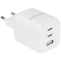 Dicota Compact USB-oplader 65 W Thuis Uitgangsstroom (max.) 5 A Aantal uitgangen: 3 x USB-C, USB-C, USB-A GaN - thumbnail