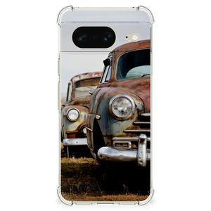 Google Pixel 8 Anti-shock Hoesje met foto Vintage Auto