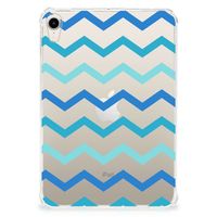 Apple iPad mini 6 (2021) Hippe Hoes Zigzag Blauw - thumbnail