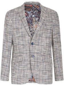 ETRO blazer à carreaux - Bleu