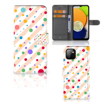 Samsung Galaxy A03 Telefoon Hoesje Dots - thumbnail