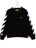 Off-White Kids sweat Rubber Arrow à col rond - Noir - thumbnail