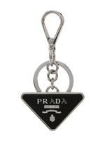 Prada porte-clés à logo - Noir