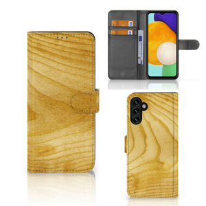 Samsung Galaxy A04s | Samsung Galaxy A13 5G Book Style Case Licht Hout