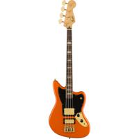 Fender Mike Kerr Jaguar Bass RW Tiger's Blood Orange Limited Edition elektrische basgitaar met deluxe gigbag - thumbnail