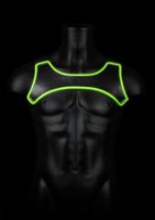 Neoprene Harness - Glow in the Dark - Neon Green/Black - S/M - thumbnail