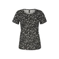 Shoeby Eksept T-shirt Dany met all over print zwart