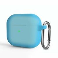 AirPods 3 hoesje - TPU - Slim fit series - Blauw transparant - thumbnail