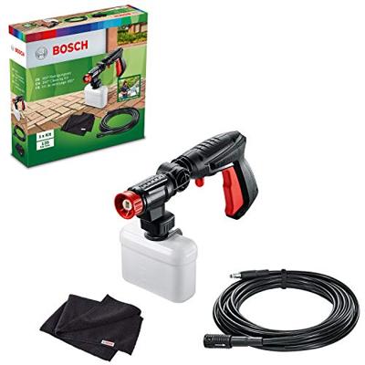Bosch drukreinigerreinigingsset 360 (met 360° hogedrukpistool, spuitlans voor reinigingsmiddel en verlengslang, in kartonnen doos)
