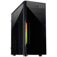 Inter-Tech B-42 RGB Tower PC-behuizing Zwart - thumbnail