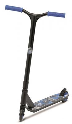 Roces Blast stuntstep Junior Voetrem Zwart/Blauw