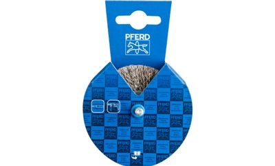 PFERD 43701019 POS ronde borstel ongetordeerd RBU Ø 70 x 15 mm schacht-Ø 6 mm Ø roestvrijstalen draad 0,30 10 stuk(s)