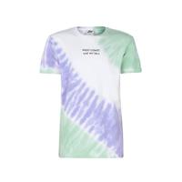 Jill & Mitch by Shoeby tie-dye T-shirt Balt paars/groen/wit
