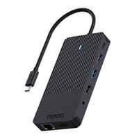 Rapoo UCM-2006 carte et adaptateur d'interfaces 3, 5 mm, DisplayPort, HDMI, RJ-45, USB 3.2 Gen 1 (3.1 Gen 1), USB Type-C