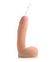 8" Dual Density Squirting Dildo - Light