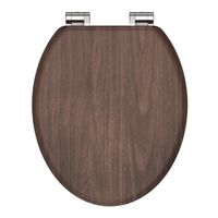 Toiletbril Schutte Lupos Softclose Dark Wood Schutte - thumbnail