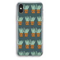 Sansevieria: iPhone XS Max Transparant Hoesje