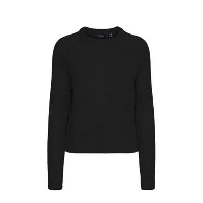 VERO MODA gebreide trui VMLEA zwart