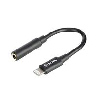 Boya Universele adapter by-K3 3,5 mm TRRS naar Lightning