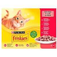Purina Friskies Mix Kattenvoer Rundvlees Kip Lamm Eend 12 x 85g