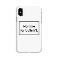 No time: iPhone X Volledig Geprint Hoesje - thumbnail