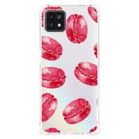 OPPO A53 5G | A73 5G Beschermhoes Pink Macarons