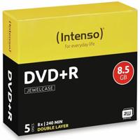 Intenso 4311245 DVD+R DL blanco 8.5GB 5 st. Jewelcase