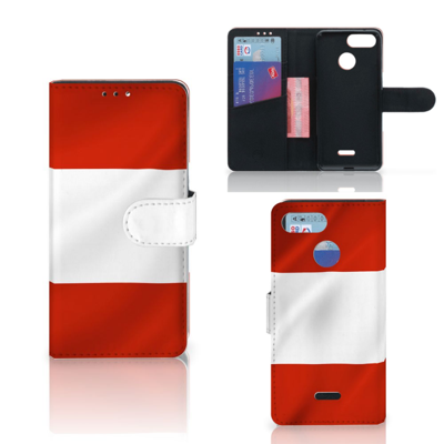 Xiaomi Redmi 6 Bookstyle Case Oostenrijk Xiaomi Redmi 6 Bookstyle Case Oostenrijk
