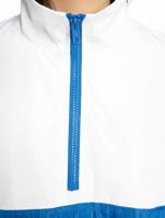 Urban Classics / Zomerjas 3-Tone Stand Up Collar Pull Over in wit