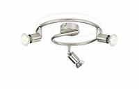 Philips Limbali opbouwspot 3-lichts - Nikkel - GU10 - Draaibare spots - Eenvoudige installatie. - Exclusief lichtbron