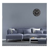 TFA Dostmann 60.3509 Wandklok Zendergestuurd 300 mm x 40 mm Zwart - thumbnail