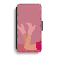 Pink boots: iPhone XR Flip Hoesje - thumbnail