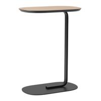 Muuto Relate Bijzettafel - Eikenfineer / Zwart