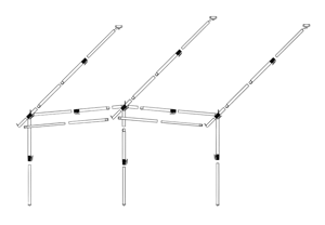 Dorema Frame Voortent President/Smaragd Staal Easygrip 28mm