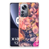 Xiaomi 12 Pro TPU Case Bosje Bloemen - thumbnail