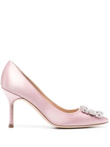 Manolo Blahnik escarpins Hangisi 90 mm à boucle à ornements - Rose