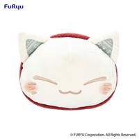 Nemuneko Cat Plush Figure Red Scarf Ver. 30 cm - thumbnail