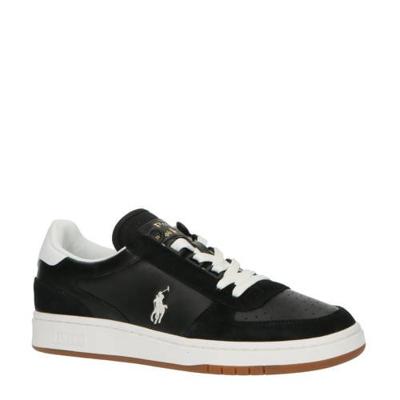 Ralph Lauren Court Trainer leren sneakers zwart Ralph Lauren Court Trainer leren sneakers zwart