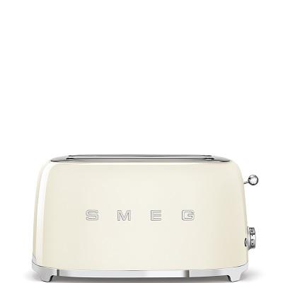 SMEG - Broodrooster - TSF02CREU Broodrooster 2x4 Creme SMEG - Broodrooster - TSF02CREU Broodrooster 2x4 Creme