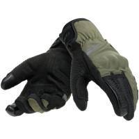 DAINESE Trento D-Dry Thermal Gloves, Motorhandschoenen winter, Zwart-Groen - thumbnail