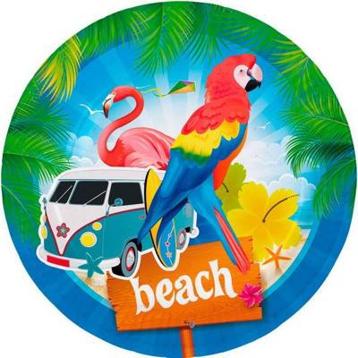 Bordjes tropisch beach