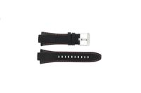 Horlogeband Seiko 7T62-0ED0 / H023 00C0 / SNJ007P Leder Zwart 15mm - thumbnail