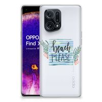 OPPO Find X5 Telefoonhoesje met Naam Boho Beach - thumbnail