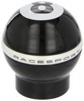 Race Sport pookknop 8 Ball aluminium 6 cm lift up reverse zwart